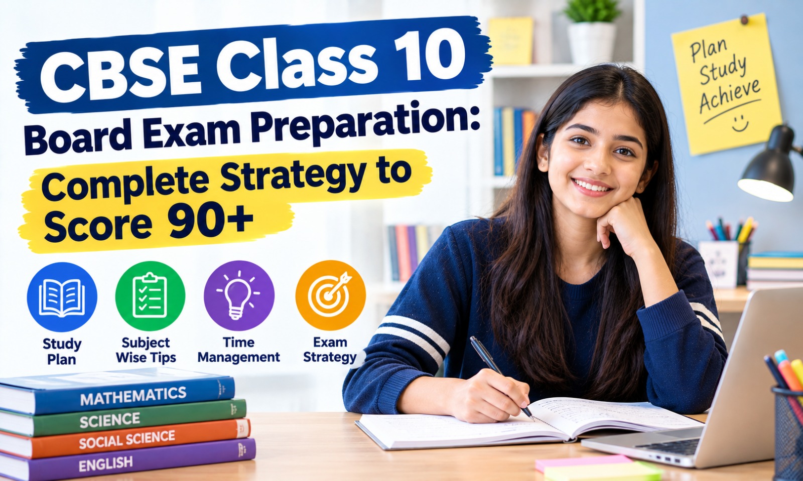CBSE Class 10 Board Exam Preparation: Complete Strategy to Score 90+